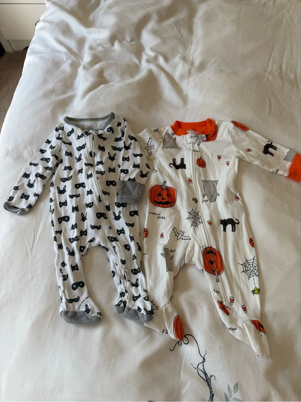 Halloween One-Piece Pajama Sleeper Set